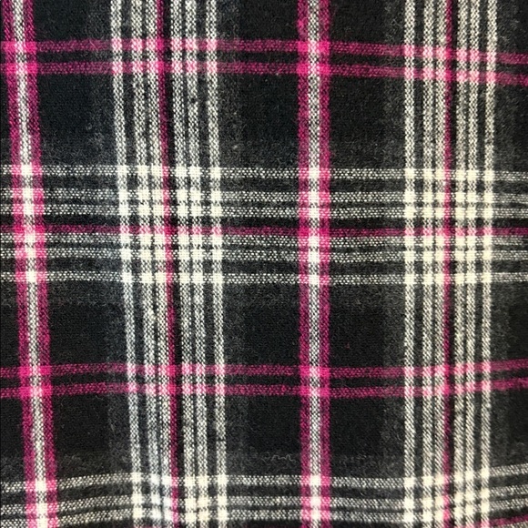 BNWT Noisy May Black and Pink Plaid Shirt size S relaxed Fit - Picture 5 of 5